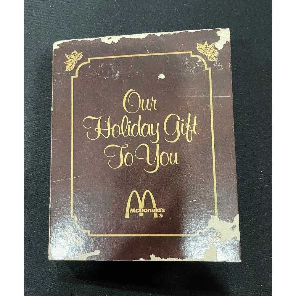 Vintage‎ 1978 McDonalds Christmas Ornament in Original Box. 